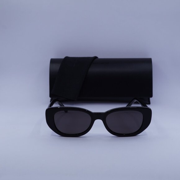 Saint Laurent SL316 BETTY 001 Cat Eye Sunglasses - Black/Grey main image 8